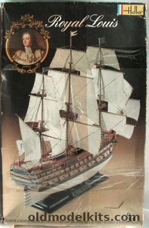 Heller 1/200 Royal Louis with Sails, 892 plastic model kit